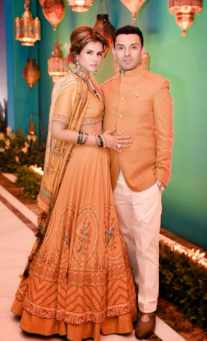 Tehseen Poonawalla with Wife