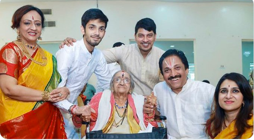 Anirudh family Photo