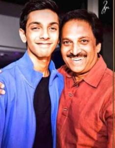 Anirudh with father