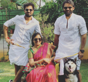 Sai Dharam Tej with Brother