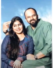 Rohit Shetty with wife