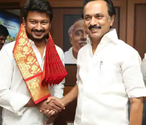 Udhayanidhi Stalin with Father