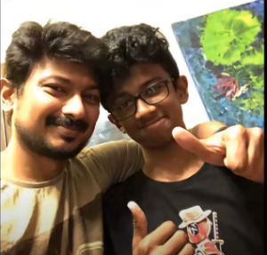 Udhayanidhi Stalin with son