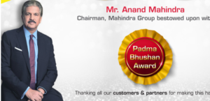 Anand Mahindra winning Padma Bhushan