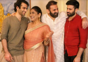 Archana Puran Singh with family