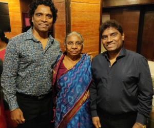 Johnny Lever with brother Jimmy Moses