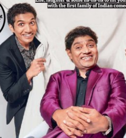 Johnny Lever with son
