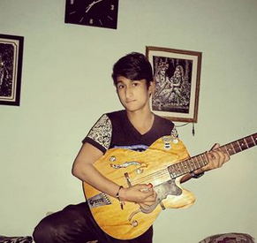 Sahil Joshi Playing Guitar