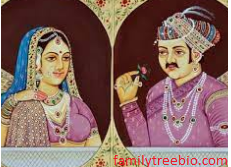 Akbar with Jodha Bai