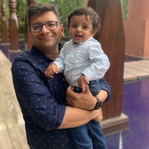 Kunal Saraogi with son